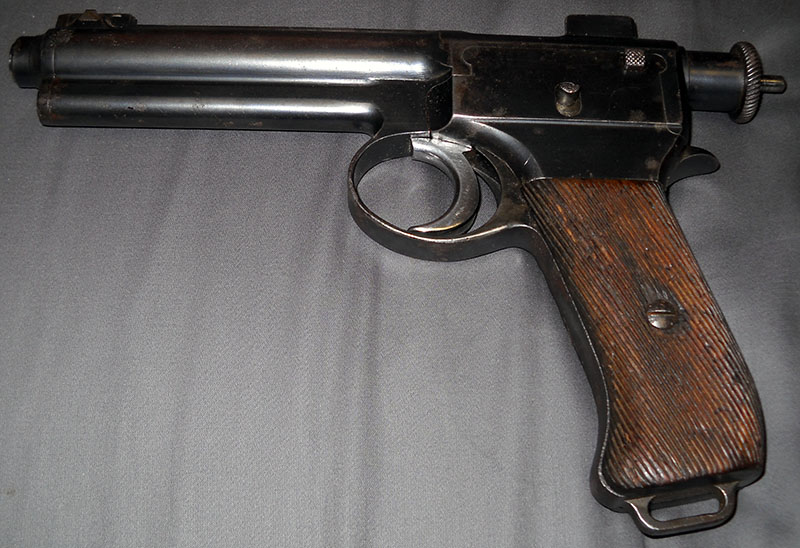 Roth-Krnka M.7 pistol, left side